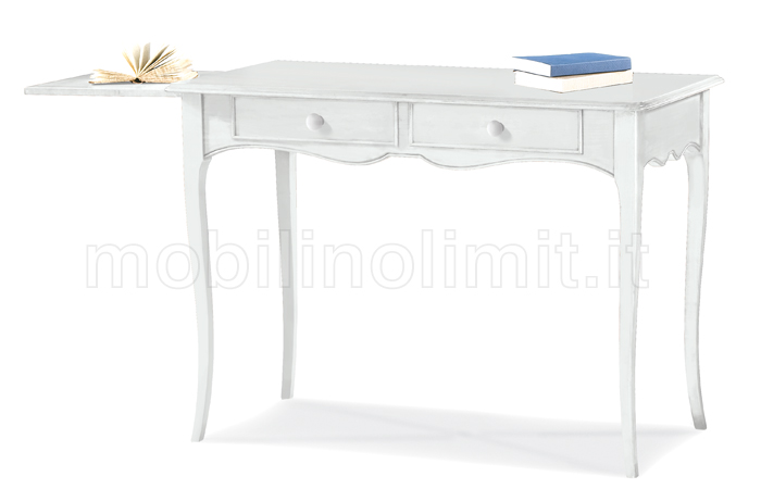Scrittoio 2 Cassetti - Bianco Opaco