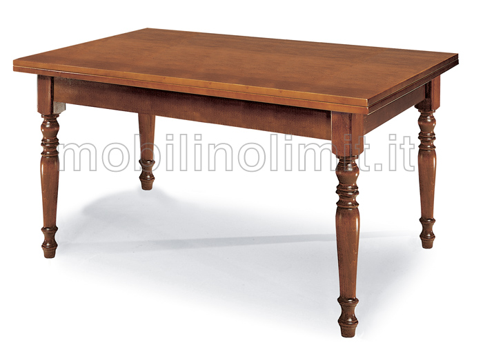 Tavolo con gambe tornite (140x80)
